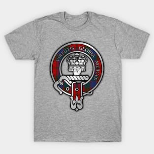 Clan Donnachaidh / Robertson Tartan Crest T-Shirt